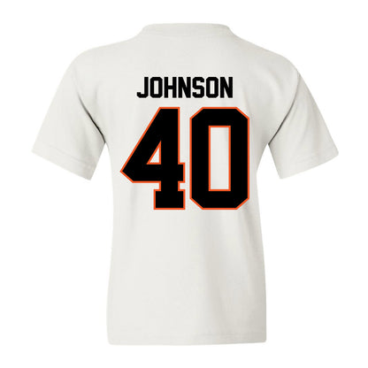 Oklahoma State - NCAA Baseball : Cole Johnson - Youth T-Shirt Sports Shersey