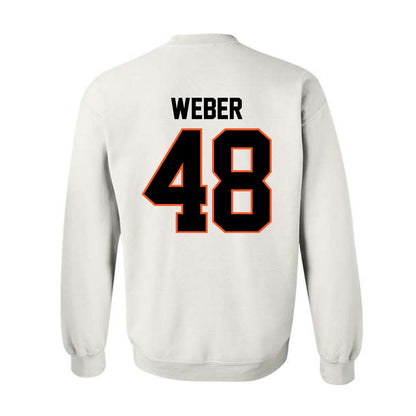 Oklahoma State - NCAA Baseball : Aaron Weber - Crewneck Sweatshirt Sports Shersey