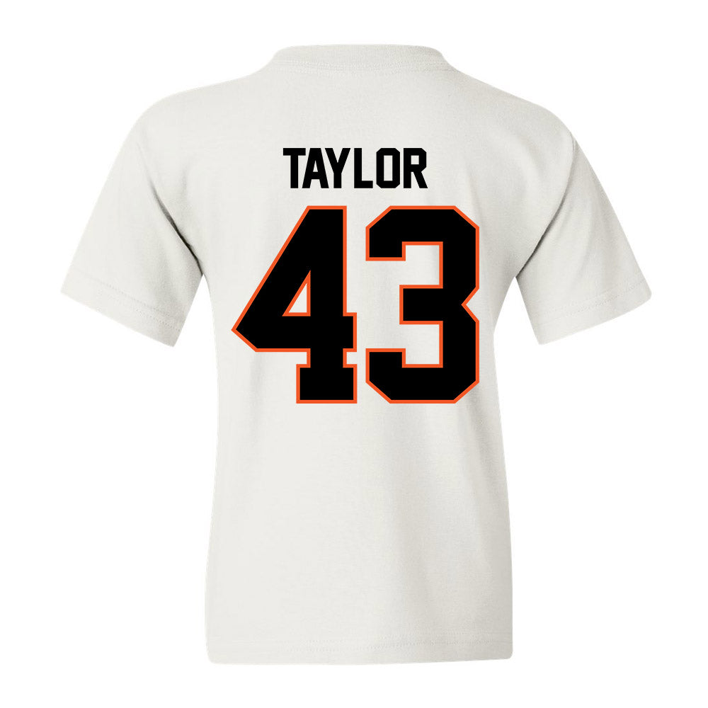 Oklahoma State - NCAA Baseball : Riley Taylor - Youth T-Shirt Sports Shersey