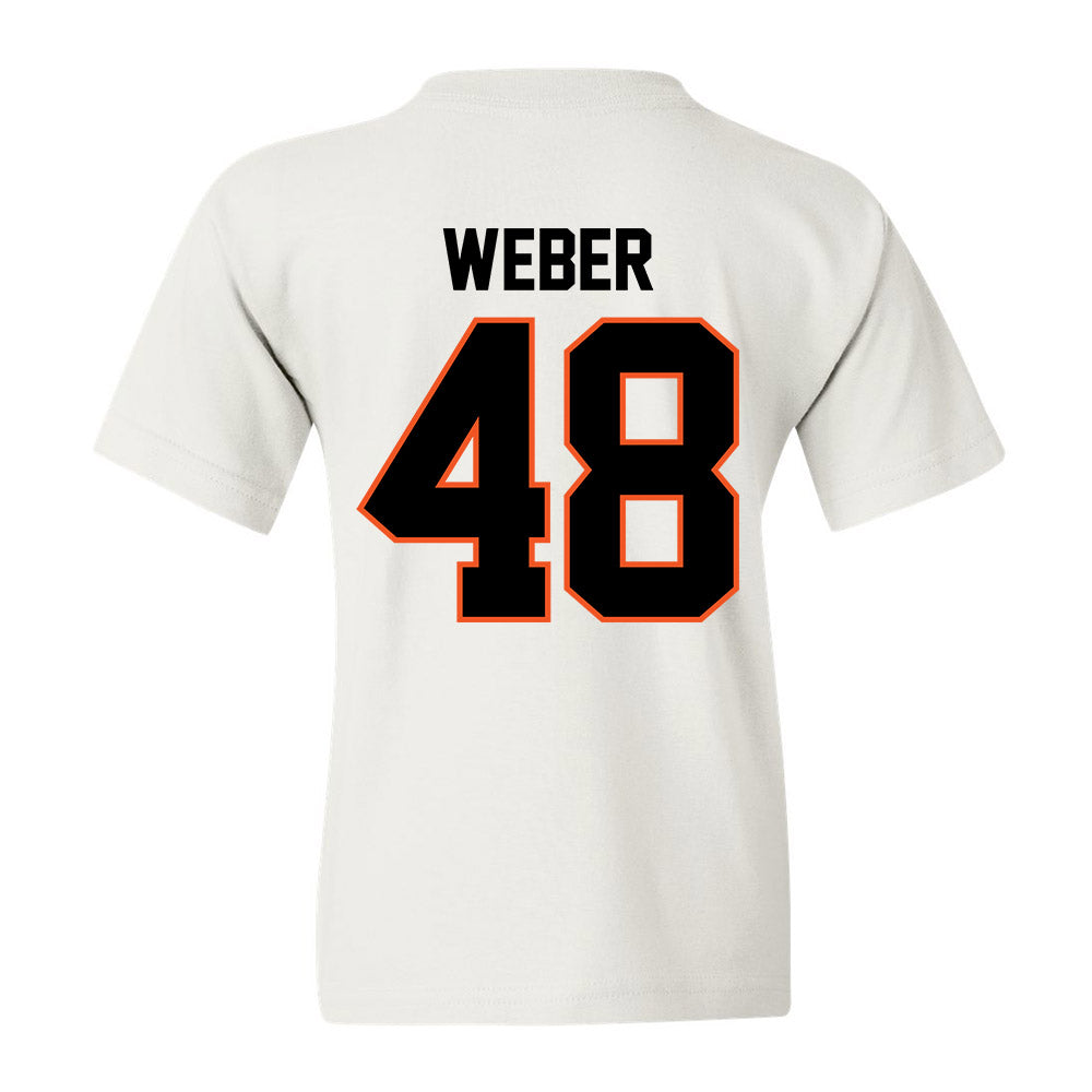 Oklahoma State - NCAA Baseball : Aaron Weber - Youth T-Shirt Sports Shersey