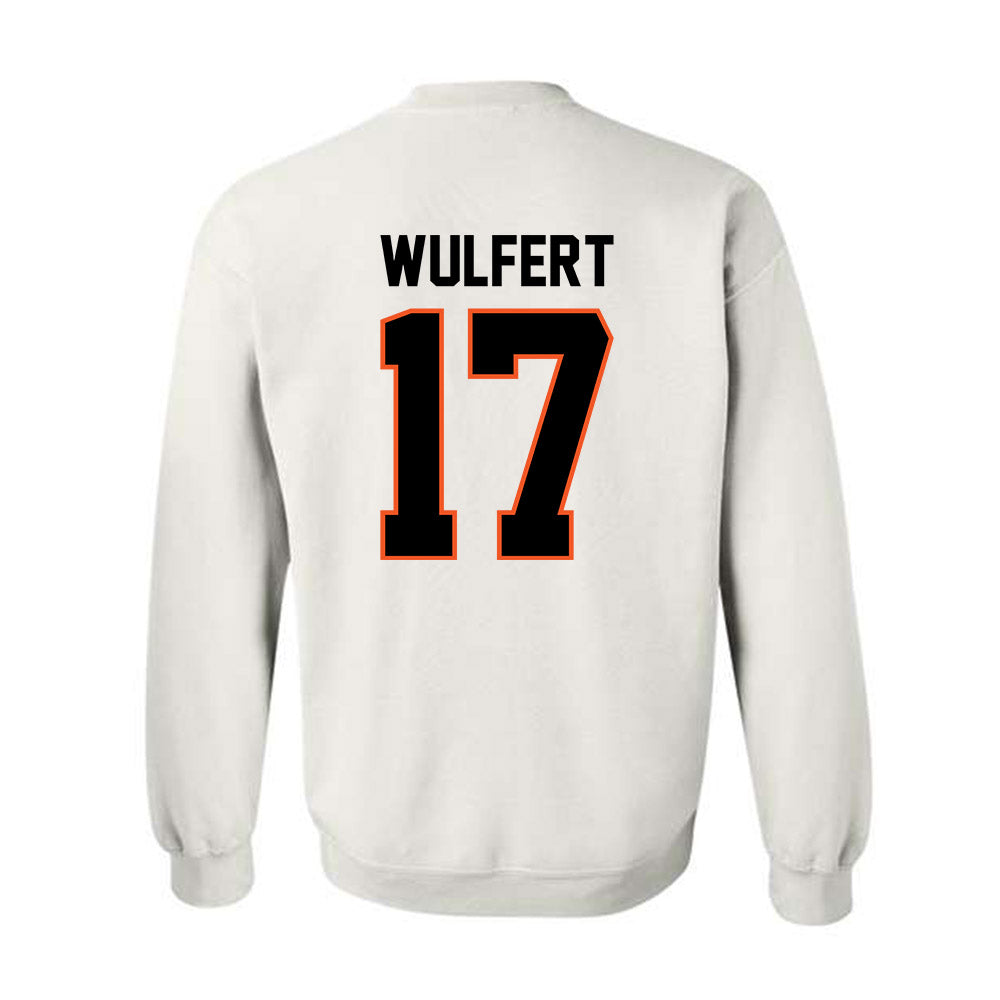 Oklahoma State - NCAA Baseball : Tyler Wulfert - Crewneck Sweatshirt Sports Shersey