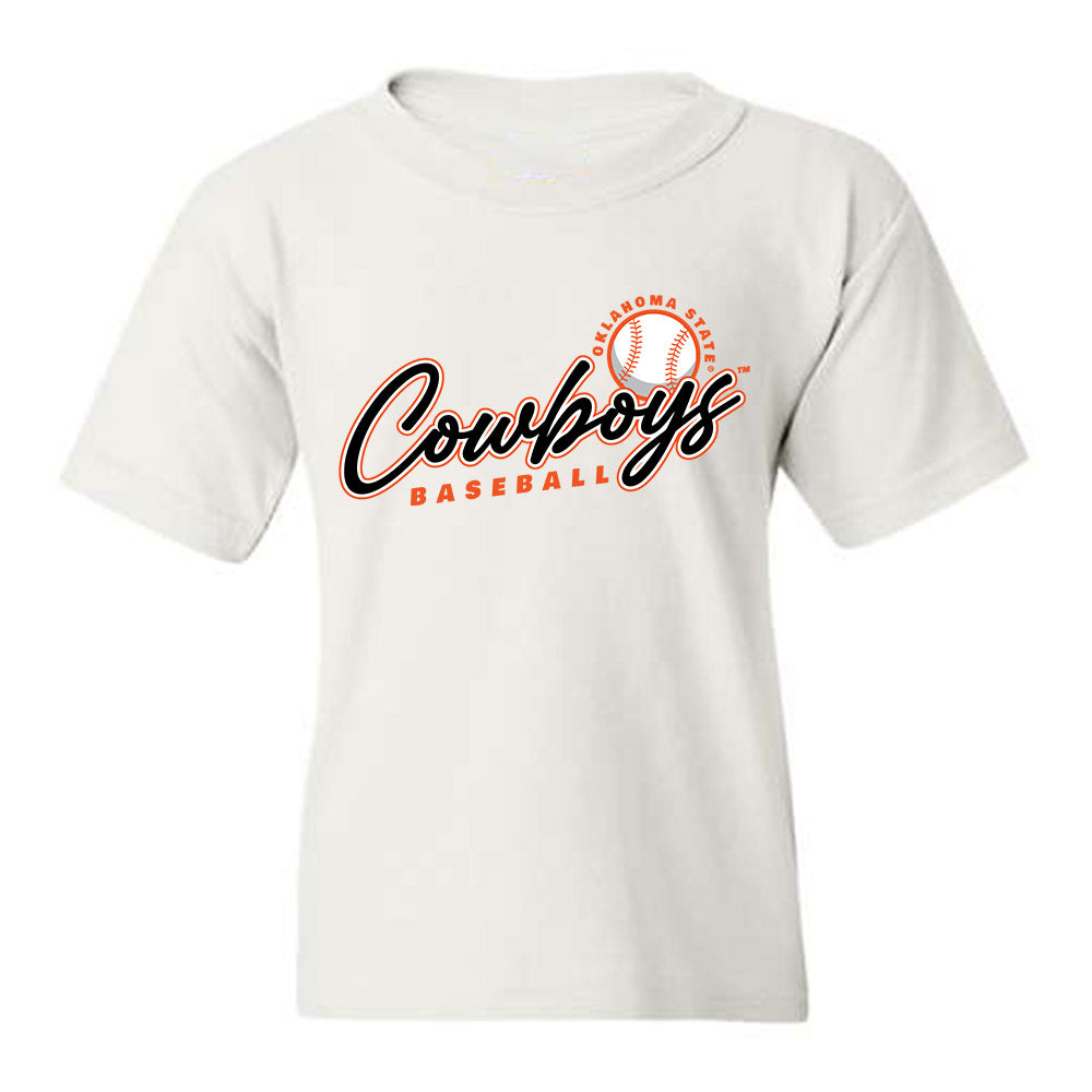 Oklahoma State - NCAA Baseball : Tyler Wulfert - Youth T-Shirt Sports Shersey