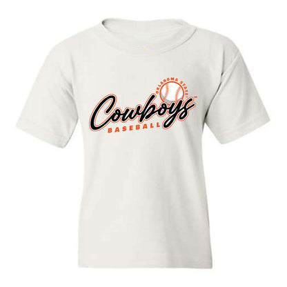 Oklahoma State - NCAA Baseball : Aidan Meola - Youth T-Shirt Sports Shersey