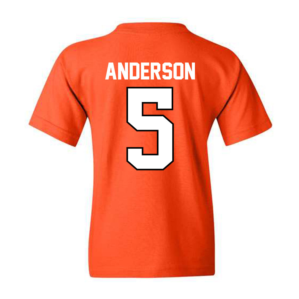 Oklahoma State - NCAA Softball : Taylor Anderson - Youth T-Shirt Sports Shersey