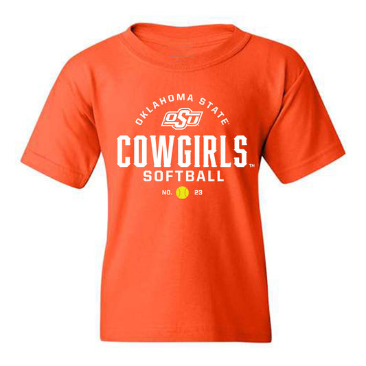 Oklahoma State - NCAA Softball : Saylor Davis - Youth T-Shirt Sports Shersey