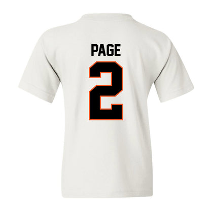 Oklahoma State - NCAA Softball : Sophie Page - Youth T-Shirt  Sports Shersey