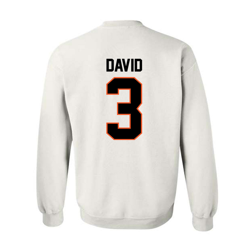 Oklahoma State - NCAA Softball : Scotland David - Crewneck Sweatshirt Sports Shersey