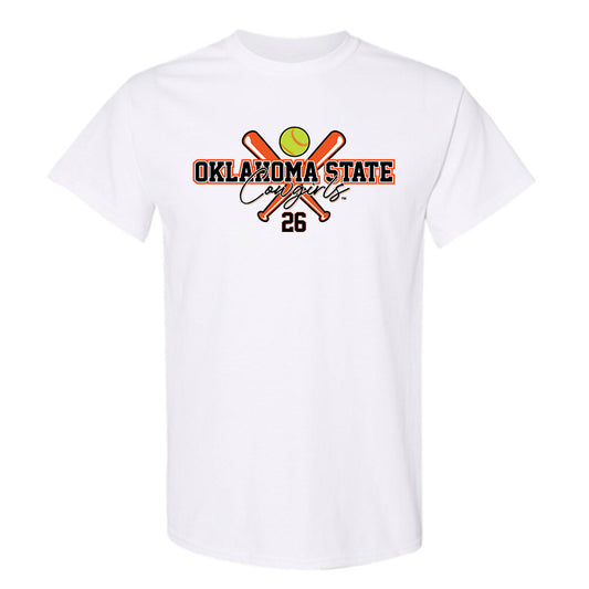 Oklahoma State - NCAA Softball : Rosie davis - T-Shirt  Sports Shersey