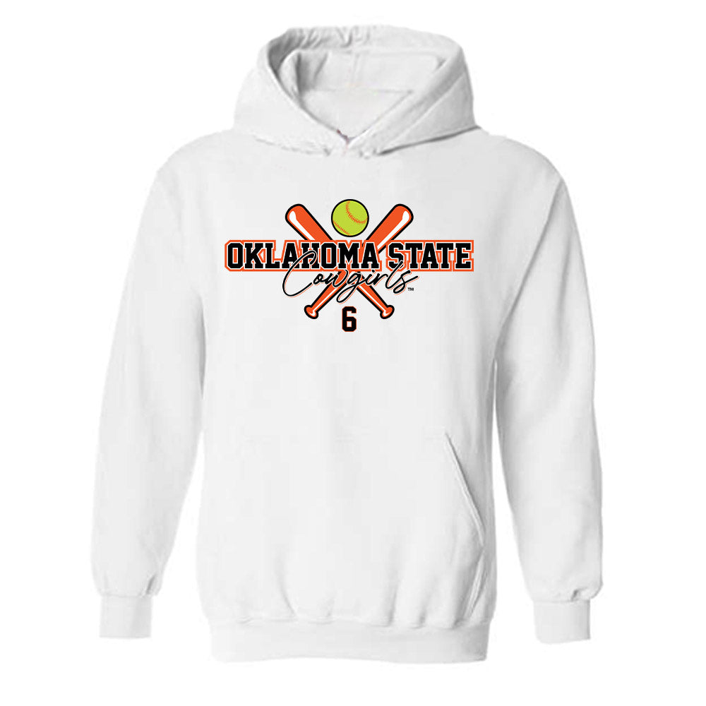 Oklahoma State - NCAA Softball : Audrey Schneidmiller - Hooded Sweatshirt Sports Shersey