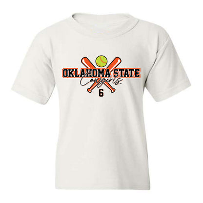Oklahoma State - NCAA Softball : Audrey Schneidmiller - Youth T-Shirt Sports Shersey