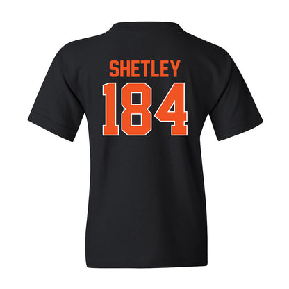 Oklahoma State - NCAA Wrestling : Evan Shetley - Youth T-Shirt Sports Shersey