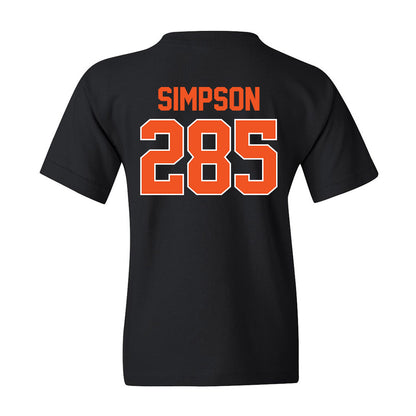 Oklahoma State - NCAA Wrestling : hayden Simpson - Youth T-Shirt Sports Shersey