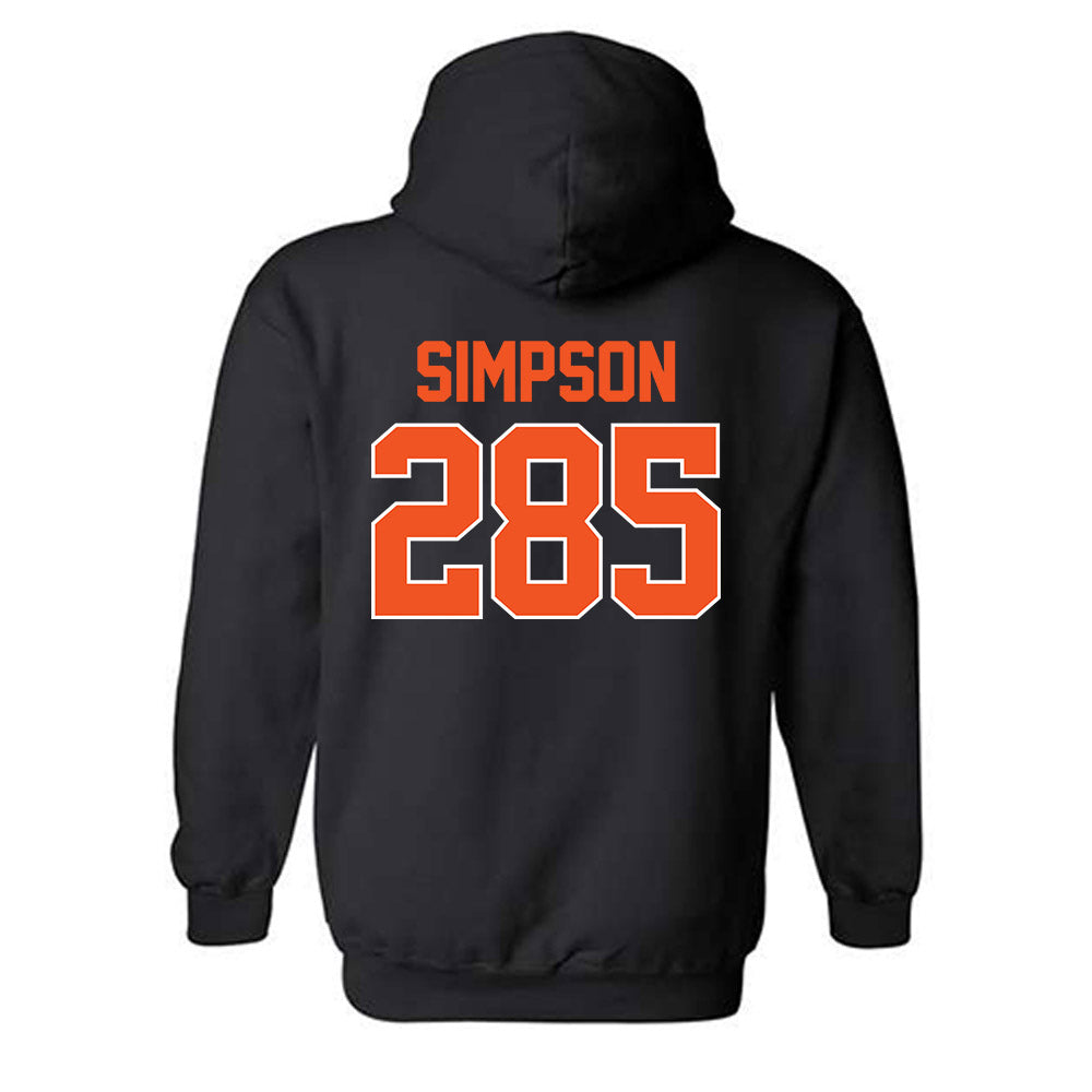 Oklahoma State - NCAA Wrestling : hayden Simpson - Hooded Sweatshirt Sports Shersey