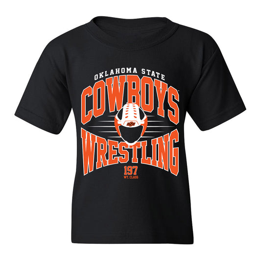 Oklahoma State - NCAA Wrestling : Kyle Haas - Youth T-Shirt Sports Shersey