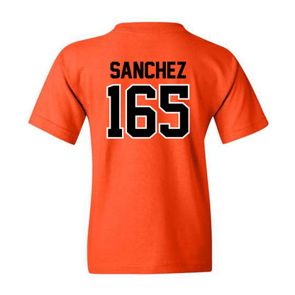 Oklahoma State - NCAA Wrestling : Joey Sanchez - Youth T-Shirt Sports Shersey