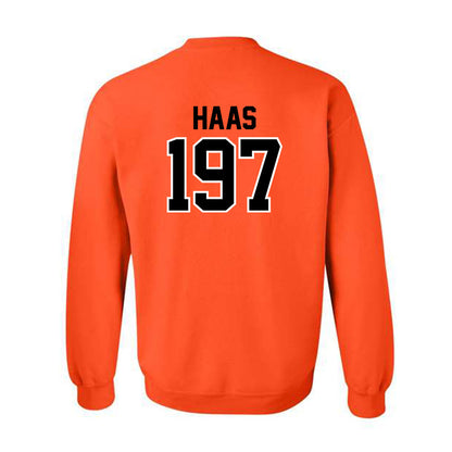 Oklahoma State - NCAA Wrestling : Kyle Haas - Crewneck Sweatshirt Sports Shersey