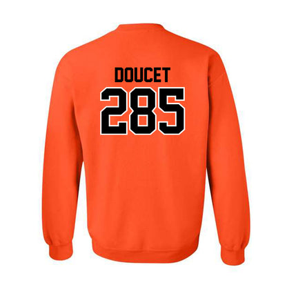 Oklahoma State - NCAA Wrestling : Konner Doucet - Crewneck Sweatshirt Sports Shersey