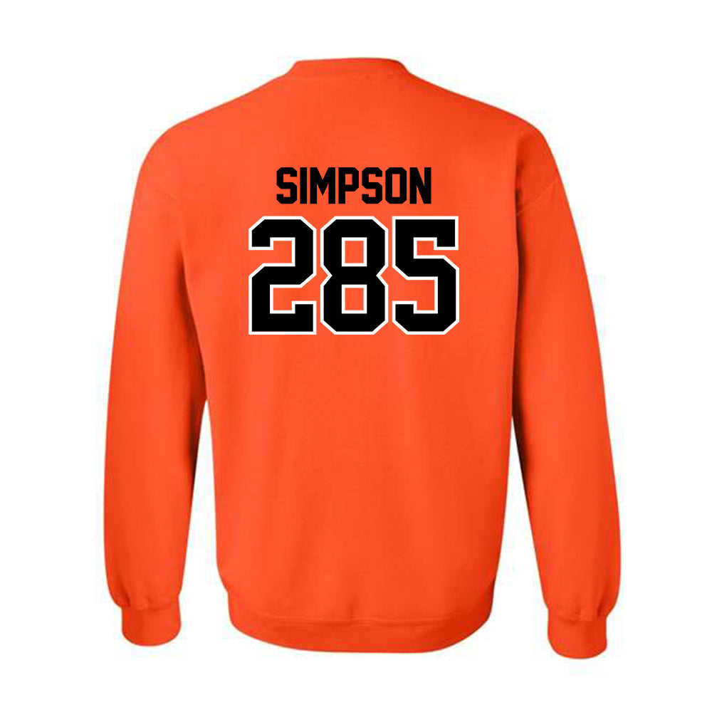 Oklahoma State - NCAA Wrestling : hayden Simpson - Crewneck Sweatshirt Sports Shersey