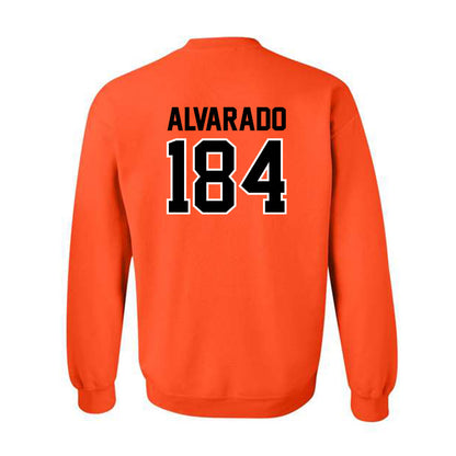 Oklahoma State - NCAA Wrestling : Carlos Alvarado - Crewneck Sweatshirt Sports Shersey