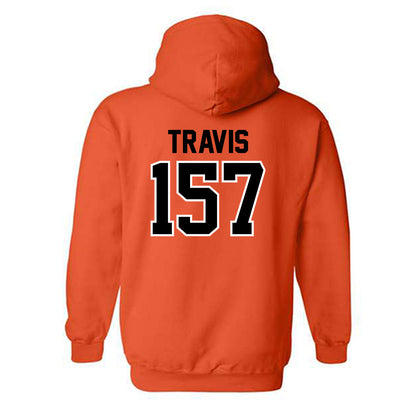 Oklahoma State - NCAA Wrestling : Teague Travis - Hooded Sweatshirt Sports Shersey