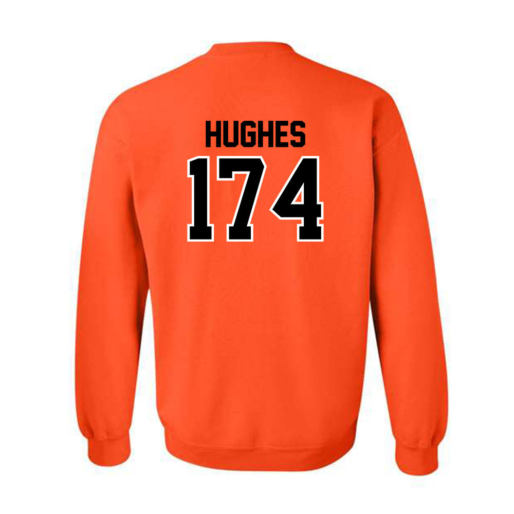 Oklahoma State - NCAA Wrestling : Dax Hughes - Crewneck Sweatshirt Sports Shersey