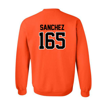 Oklahoma State - NCAA Wrestling : Joey Sanchez - Crewneck Sweatshirt Sports Shersey