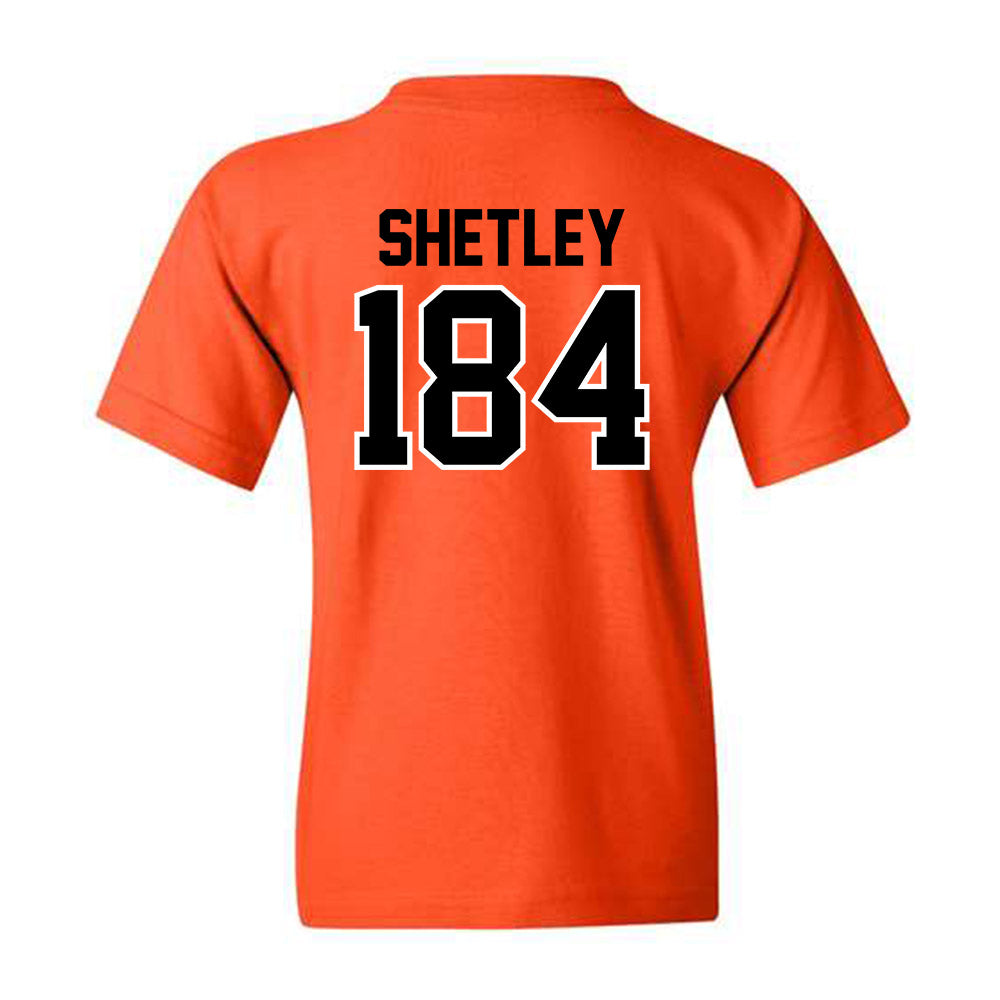 Oklahoma State - NCAA Wrestling : Evan Shetley - Youth T-Shirt Sports Shersey