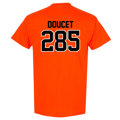 Oklahoma State - NCAA Wrestling : Konner Doucet - T-Shirt Sports Shersey