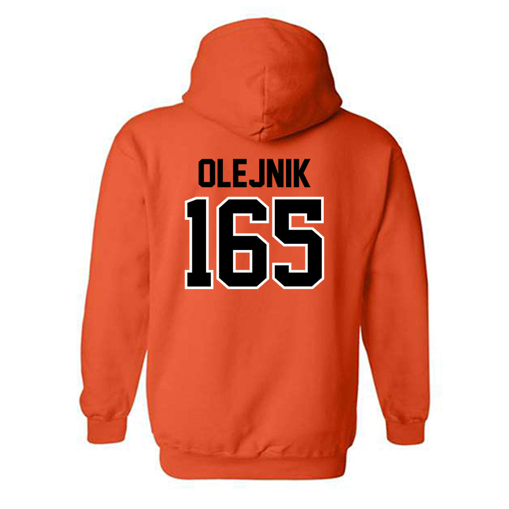 Oklahoma State - NCAA Wrestling : Izzak Olejnik - Hooded Sweatshirt Sports Shersey