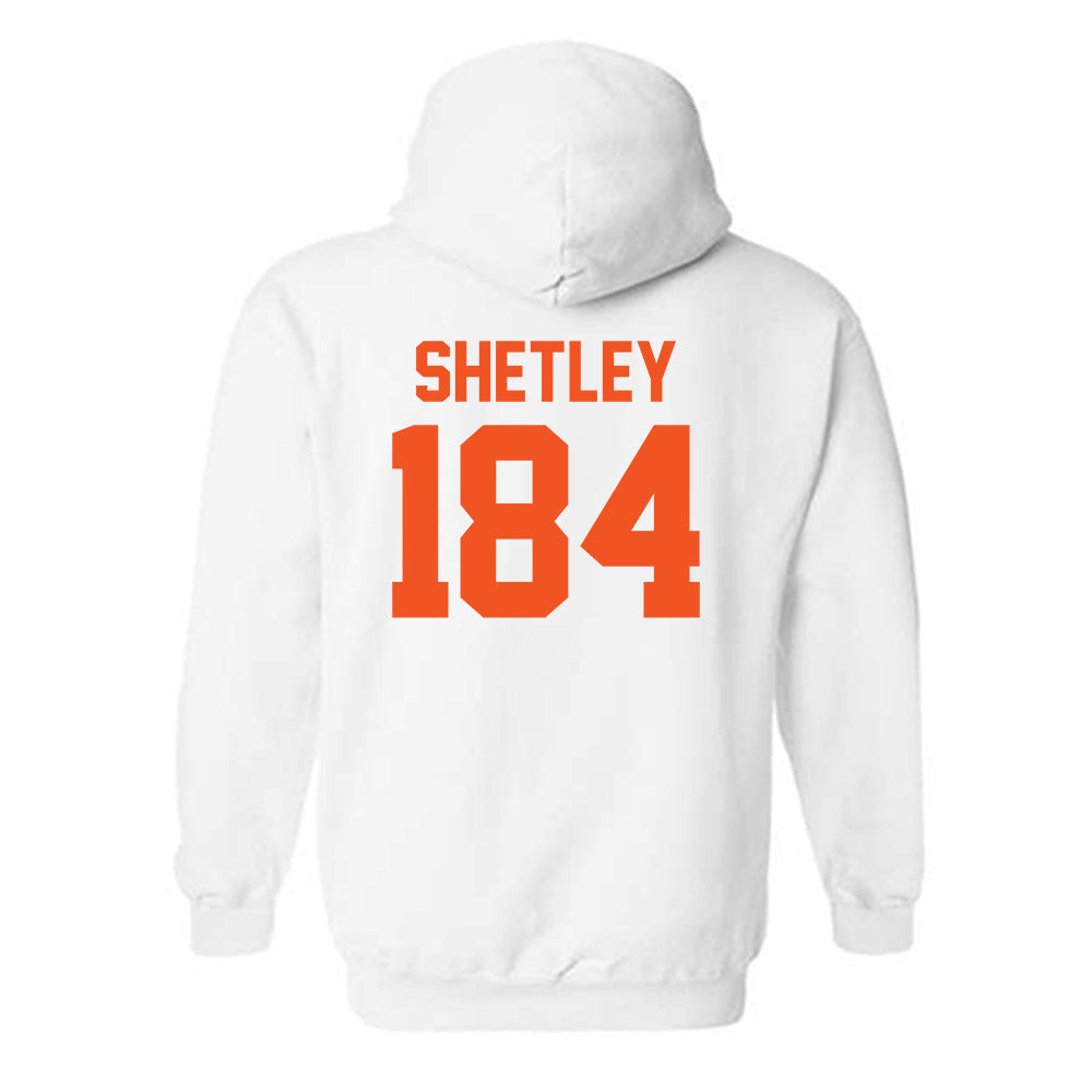 Oklahoma State - NCAA Wrestling : Evan Shetley - Hooded Sweatshirt Sports Shersey