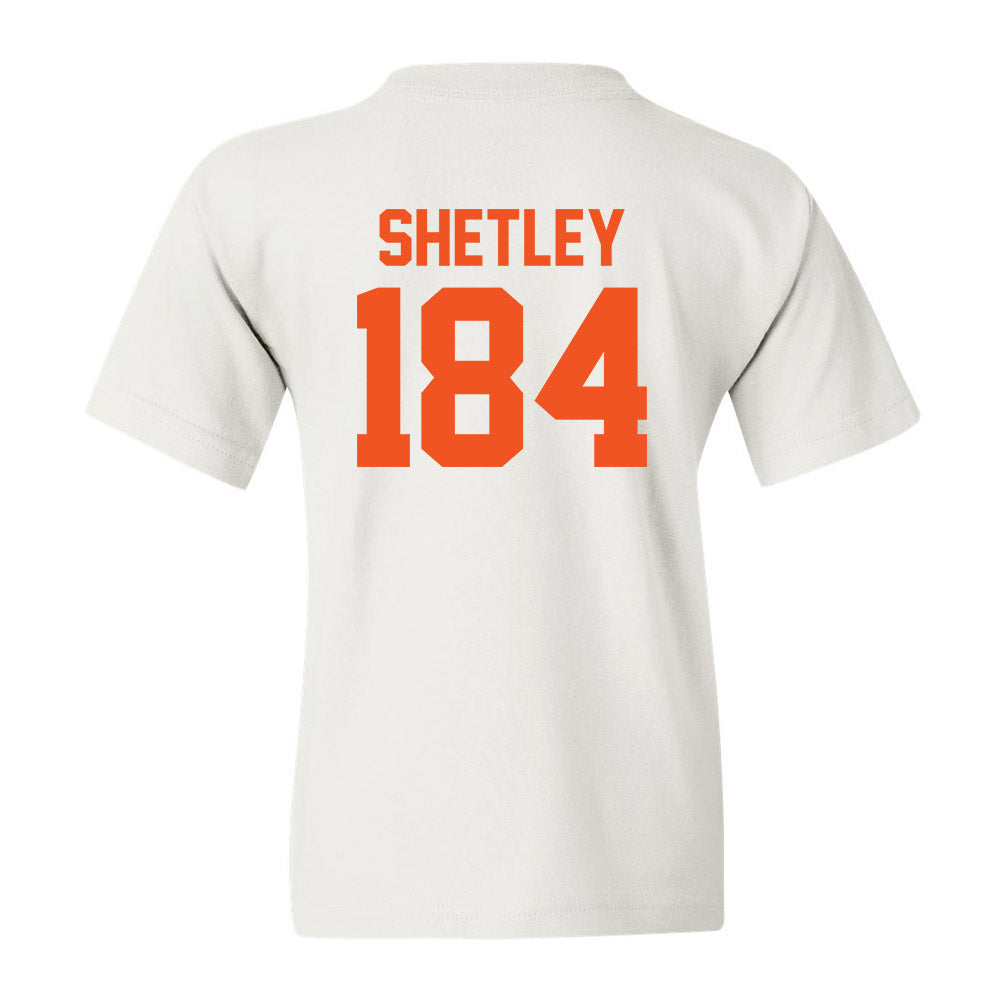 Oklahoma State - NCAA Wrestling : Evan Shetley - Youth T-Shirt Sports Shersey