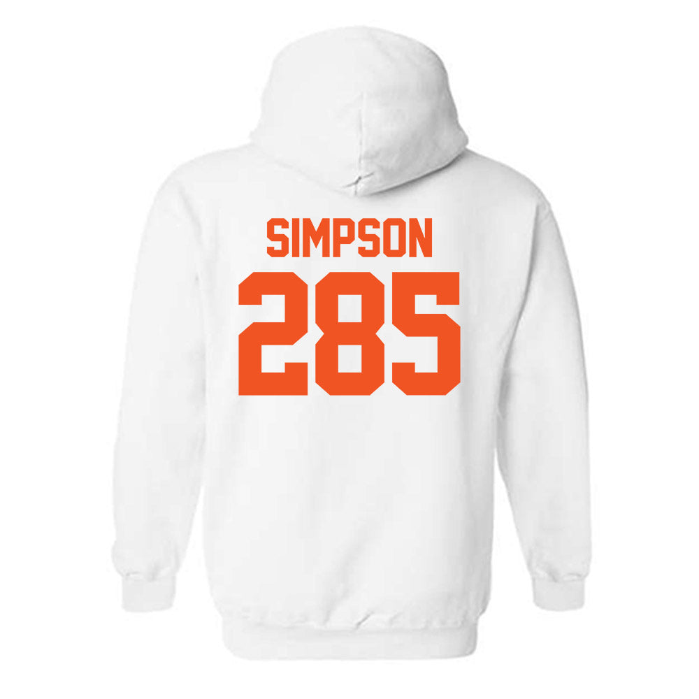 Oklahoma State - NCAA Wrestling : hayden Simpson - Hooded Sweatshirt Sports Shersey