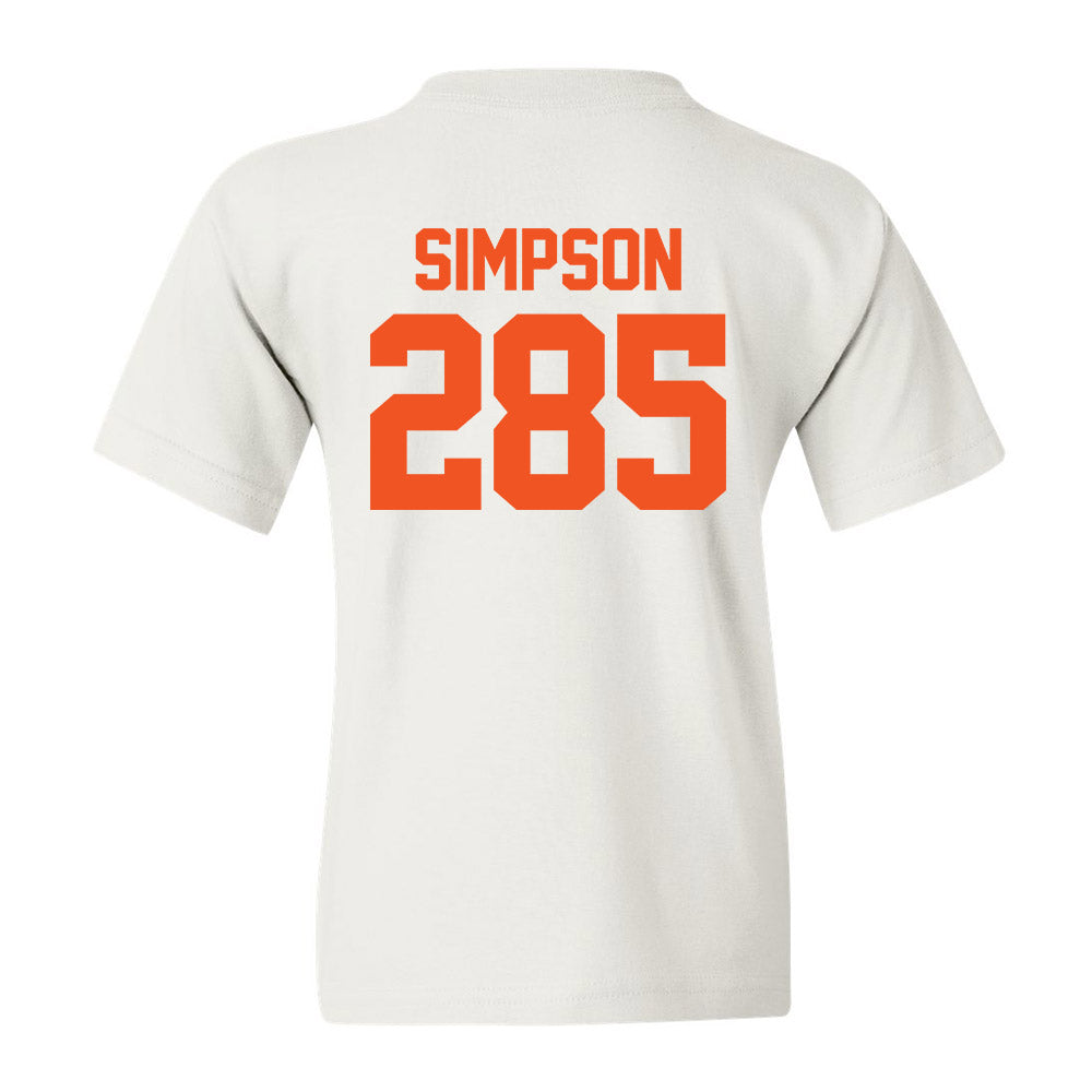 Oklahoma State - NCAA Wrestling : hayden Simpson - Youth T-Shirt Sports Shersey