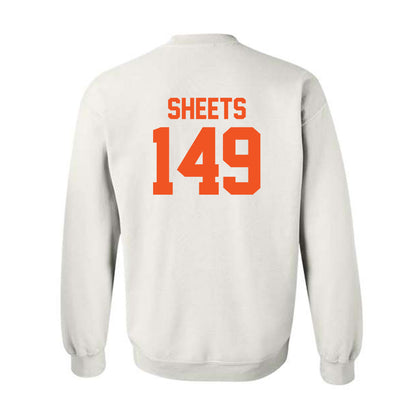 Oklahoma State - NCAA Wrestling : Cutter Sheets - Crewneck Sweatshirt Sports Shersey