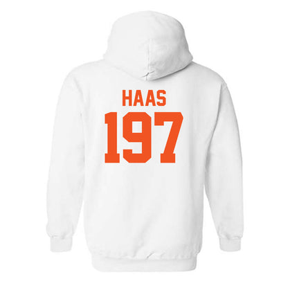 Oklahoma State - NCAA Wrestling : Kyle Haas - Hooded Sweatshirt Sports Shersey