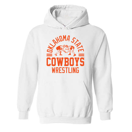 Oklahoma State - NCAA Wrestling : Brayden Thompson - Hooded Sweatshirt Sports Shersey