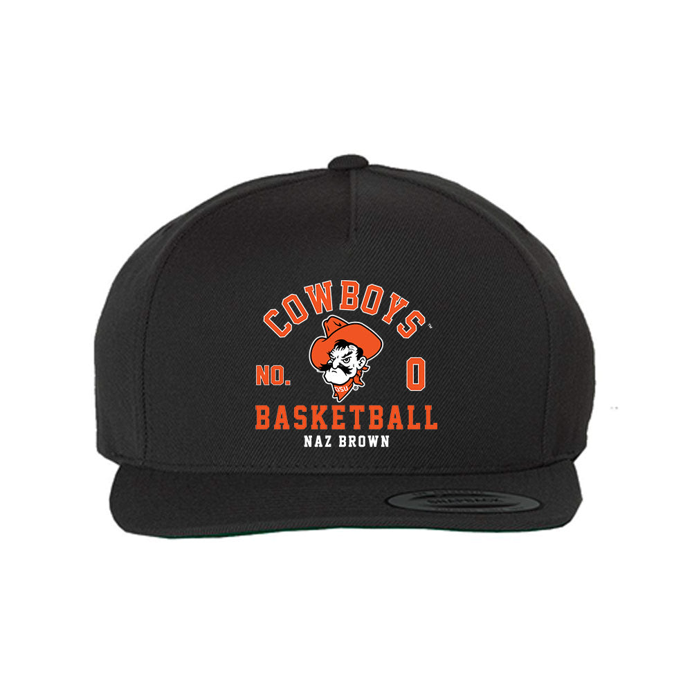 Oklahoma State - NCAA Men's Basketball : Naz Brown - Snapback Cap