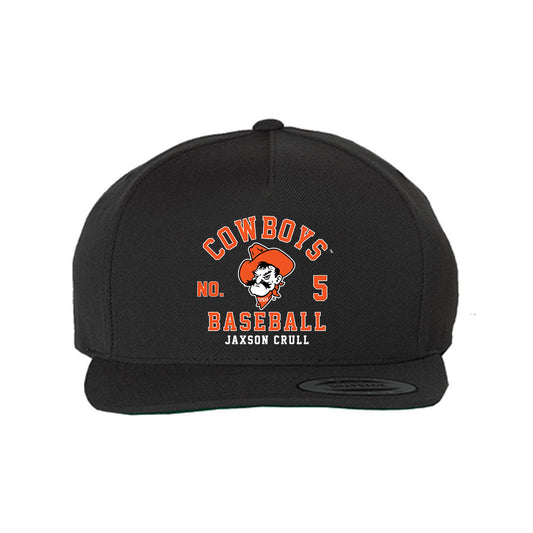 Oklahoma State - NCAA Baseball : Jaxson Crull - Snapback Cap