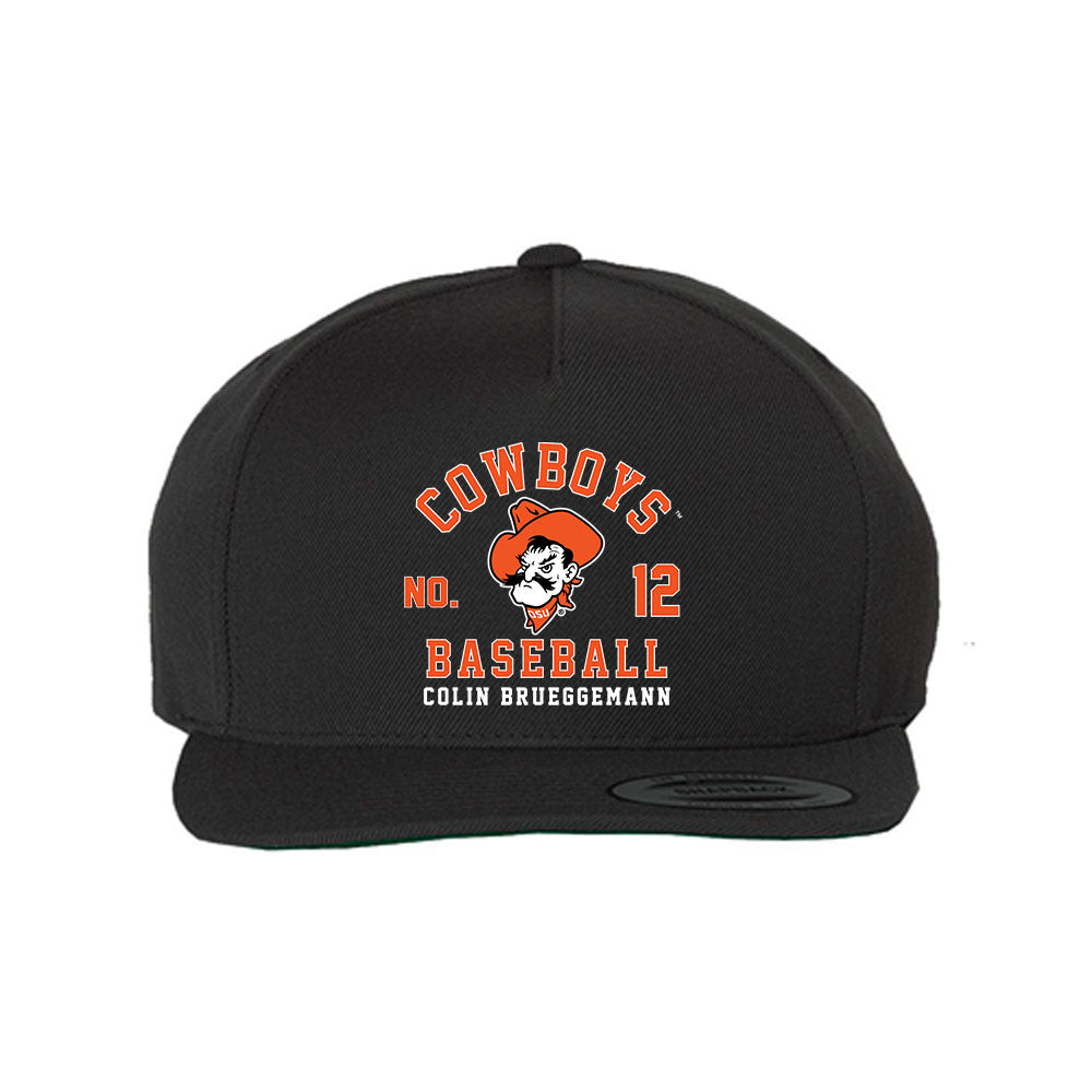 Oklahoma State - NCAA Baseball : Colin Brueggemann - Snapback Cap