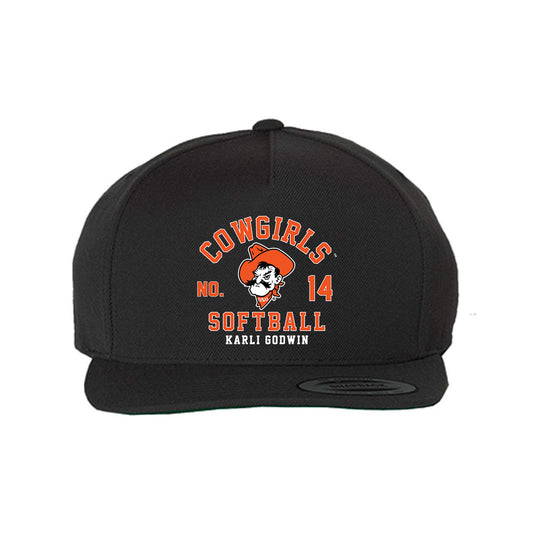 Oklahoma State - NCAA Softball : Karli Godwin - Snapback Cap Snapback Cap