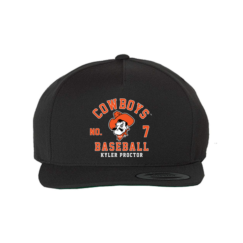 Oklahoma State - NCAA Baseball : Kyler Proctor - Snapback Cap