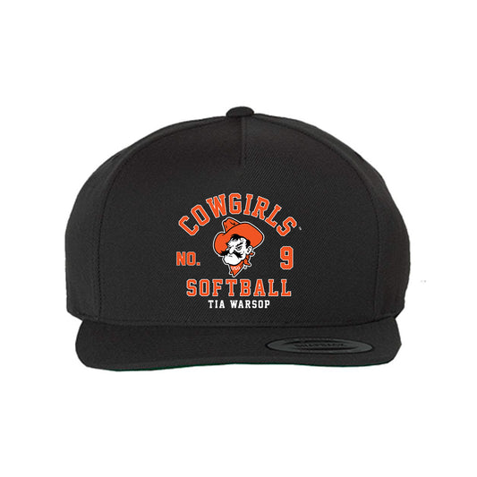 Oklahoma State - NCAA Softball : Tia Warsop - Snapback Cap Snapback Cap