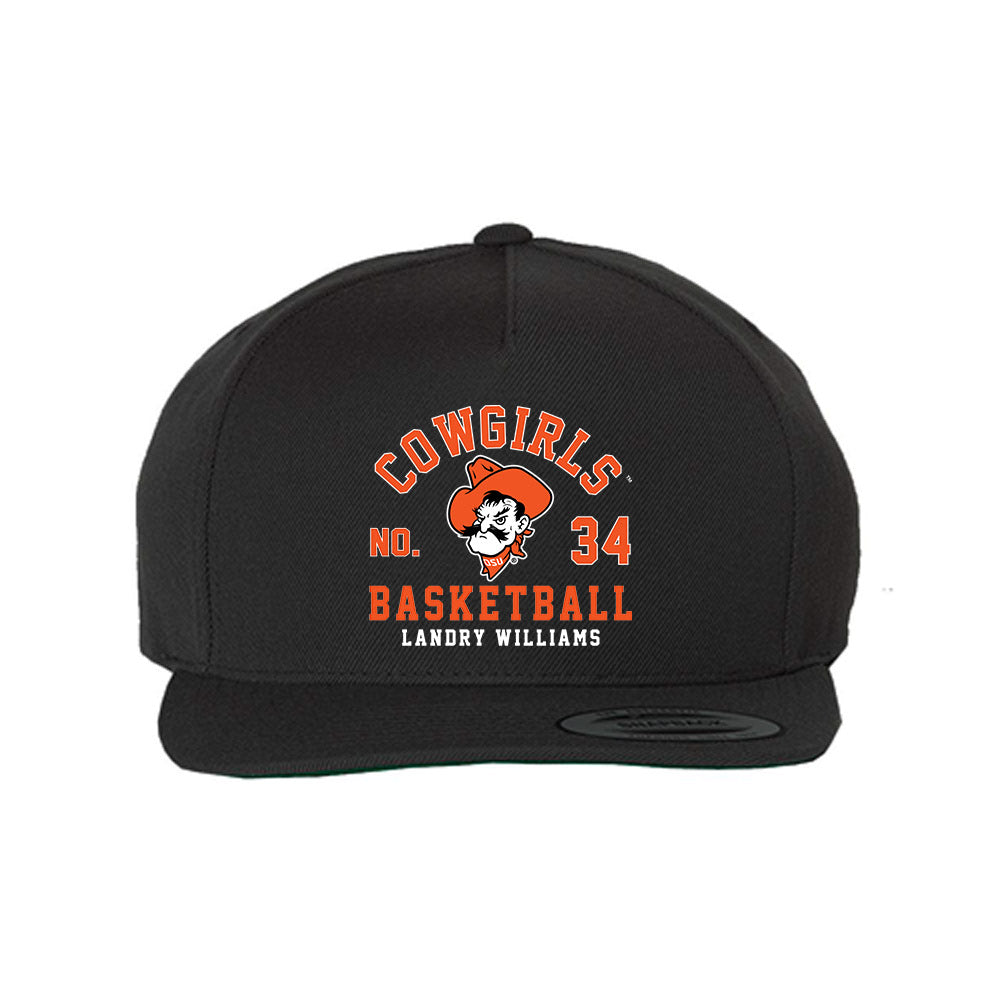 Oklahoma State - NCAA Women's Basketball : Landry Williams - Snapback Cap