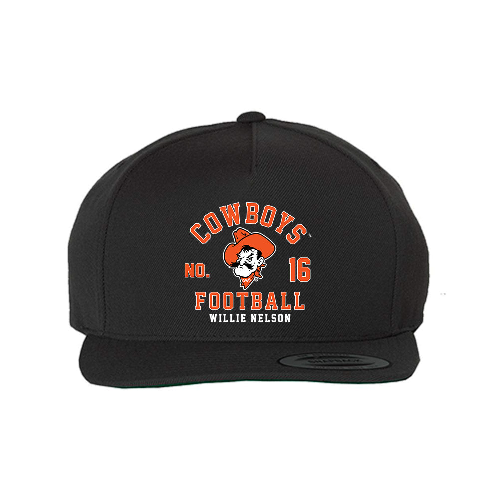 Oklahoma State - NCAA Football : Willie Nelson - Snapback Cap