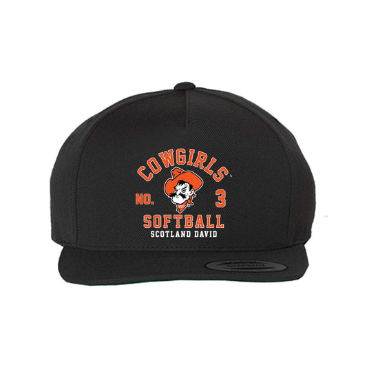 Oklahoma State - NCAA Softball : Scotland David - Snapback Cap