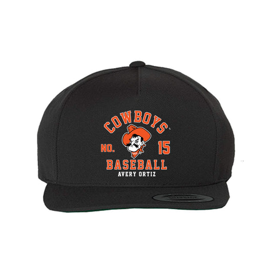 Oklahoma State - NCAA Baseball : Avery Ortiz - Snapback Cap