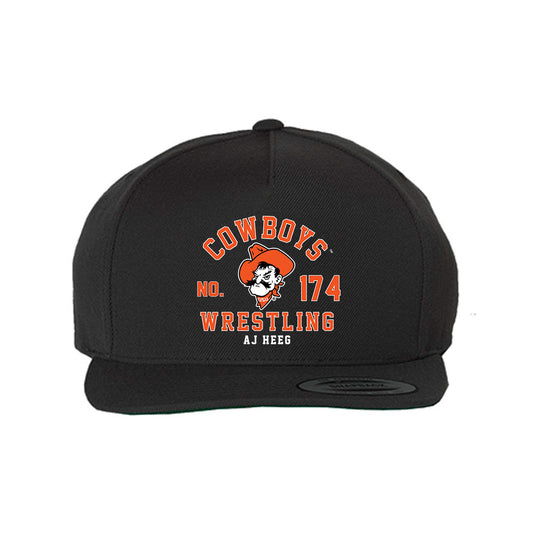 Oklahoma State - NCAA Wrestling : AJ Heeg - Snapback Cap