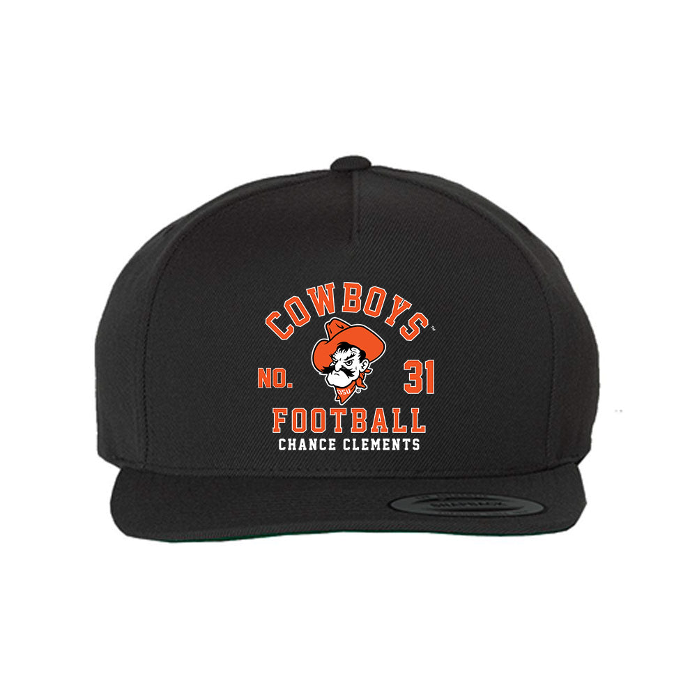 Oklahoma State - NCAA Football : Chance Clements - Snapback Cap