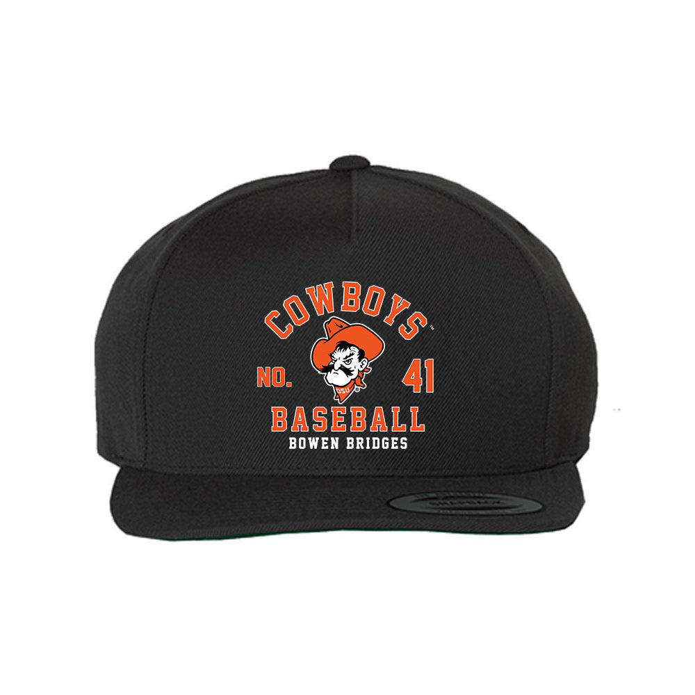 Oklahoma State - NCAA Baseball : Bowen Bridges - Snapback Cap