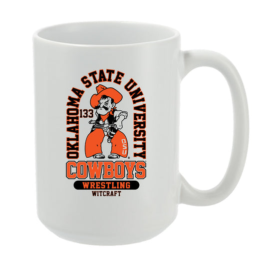 Oklahoma State - NCAA Wrestling : Reece Witcraft - Mug